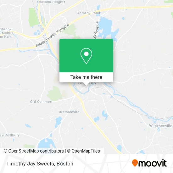 Timothy Jay Sweets map