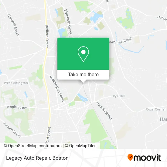 Legacy Auto Repair map