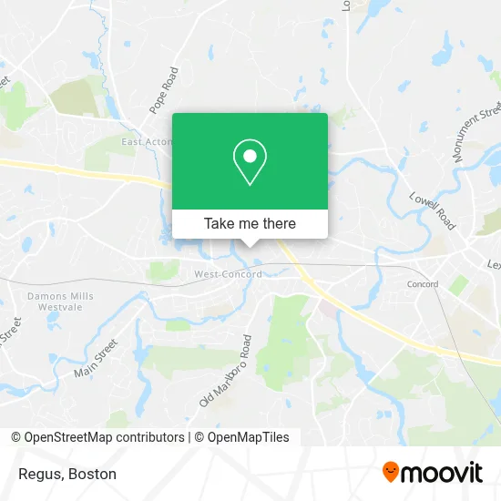 Regus map