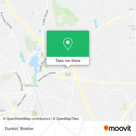 Dunkin' map