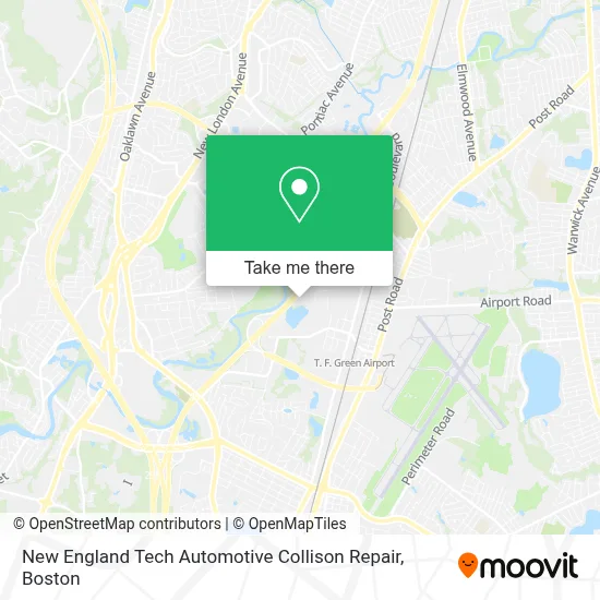 New England Tech Automotive Collison Repair map