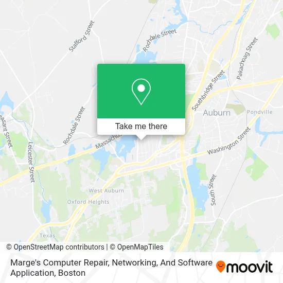 Marge's Computer Repair, Networking, And Software Application map