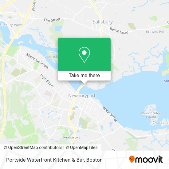 Portside Waterfront Kitchen & Bar map