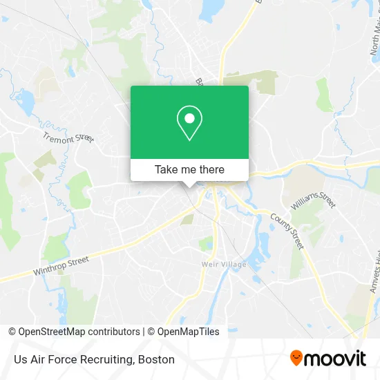 Us Air Force Recruiting map