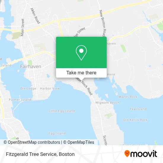 Fitzgerald Tree Service map