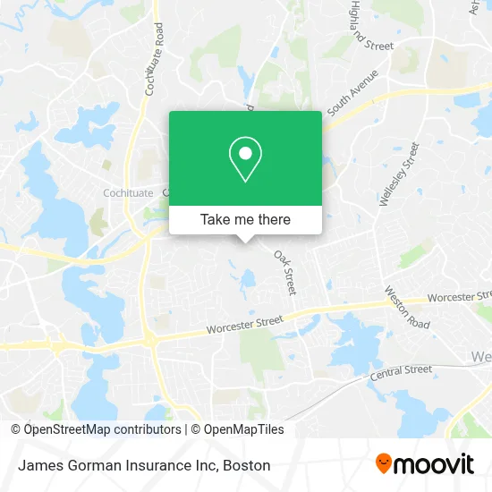 James Gorman Insurance Inc map