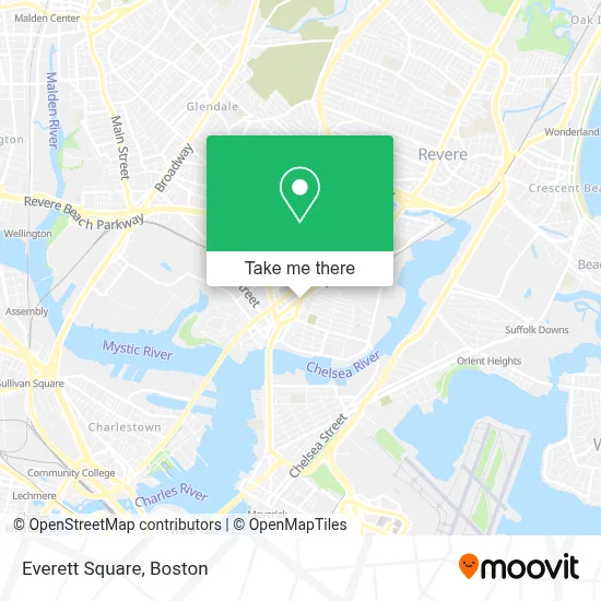 Everett Square map
