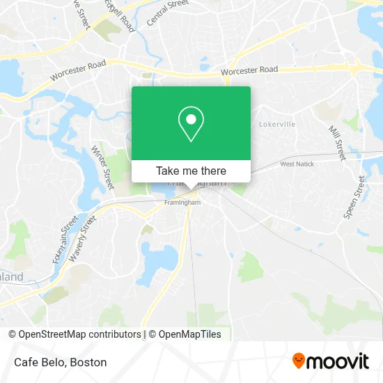 Cafe Belo map