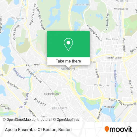Apollo Ensemble Of Boston map