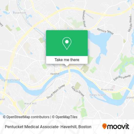 Pentucket Medical Associate- Haverhill map