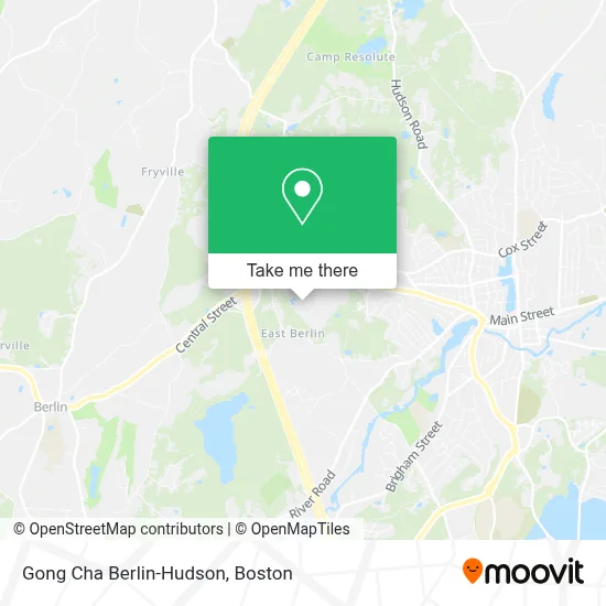 Gong Cha Berlin-Hudson map