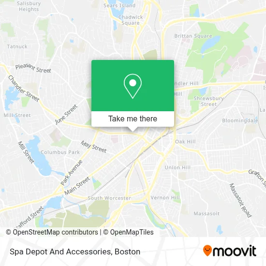 Spa Depot And Accessories map