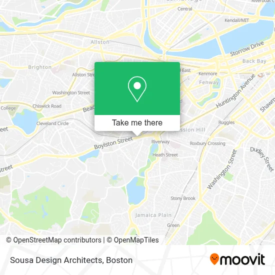 Sousa Design Architects map