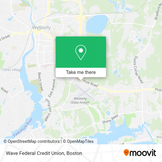 Wave Federal Credit Union map