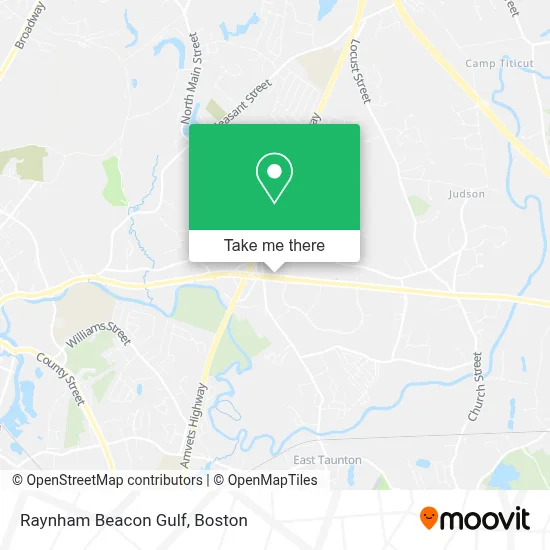 Raynham Beacon Gulf map
