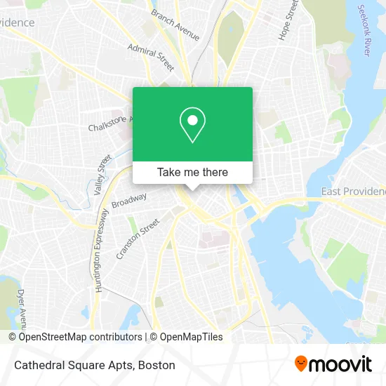 Cathedral Square Apts map