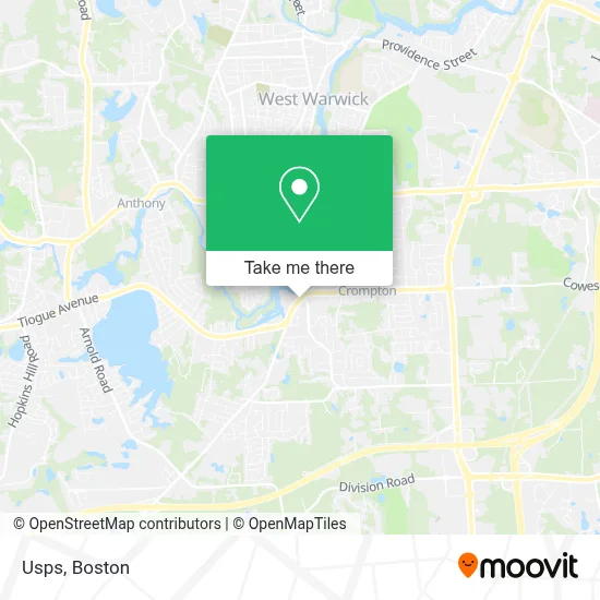 Usps map