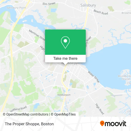 The Proper Shoppe map