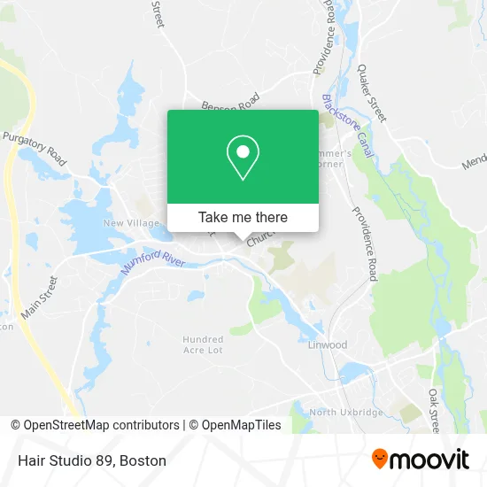 Hair Studio 89 map