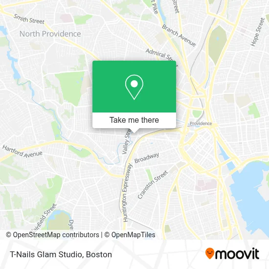 T-Nails Glam Studio map