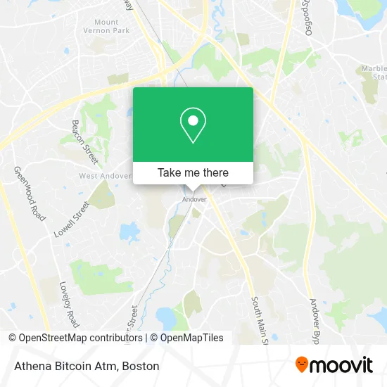 Athena Bitcoin Atm map
