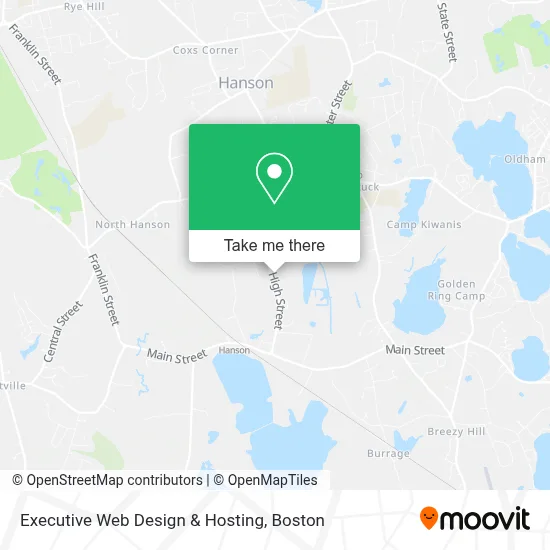 Executive Web Design & Hosting map