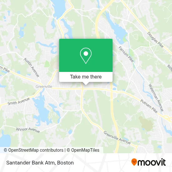 Santander Bank Atm map