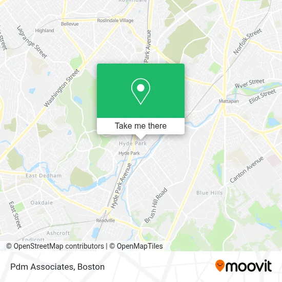 Pdm Associates map