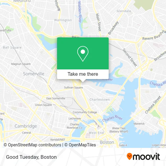 Good Tuesday map
