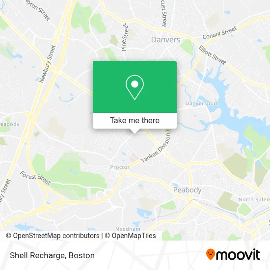 Shell Recharge map