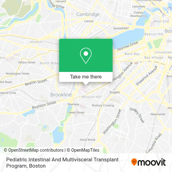 Pediatric Intestinal And Multivisceral Transplant Program map