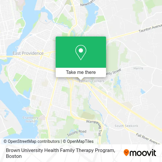 Brown University Health Family Therapy Program map