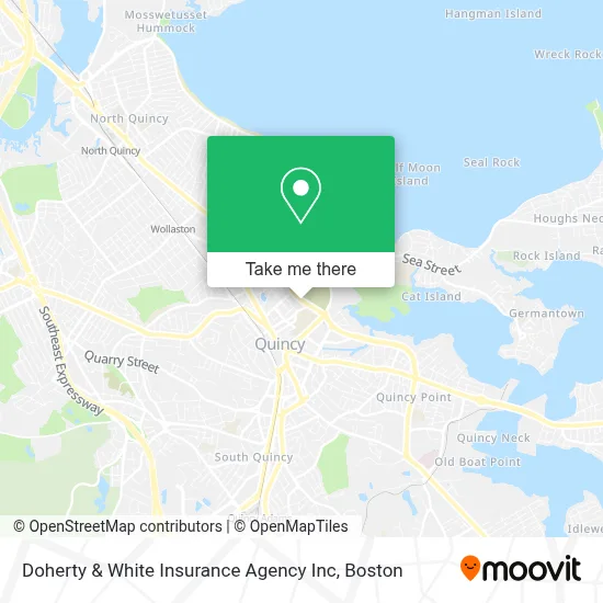 Doherty & White Insurance Agency Inc map