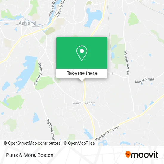 Putts & More map