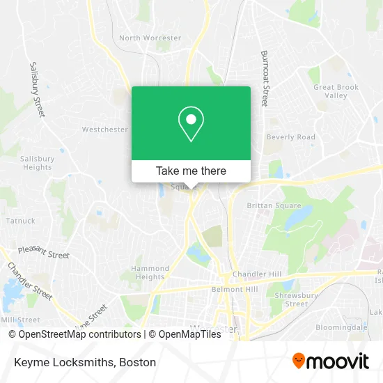 Keyme Locksmiths map