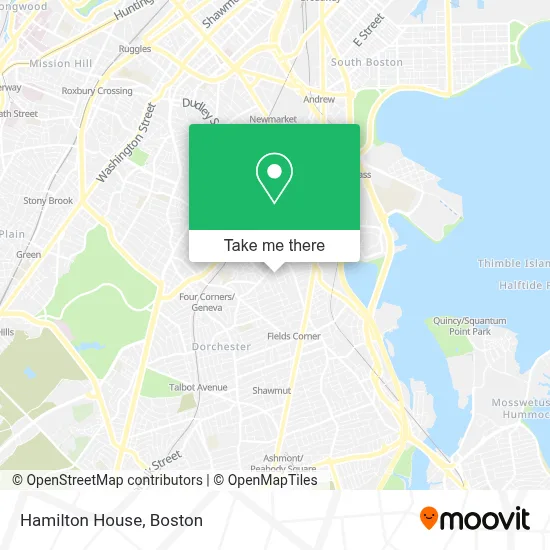Hamilton House map