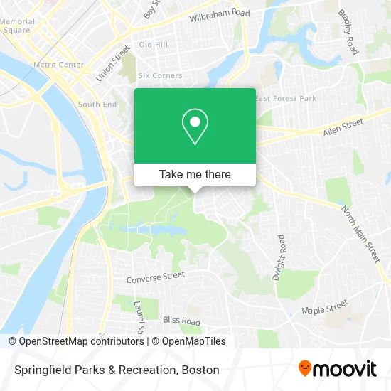 Springfield Parks & Recreation map