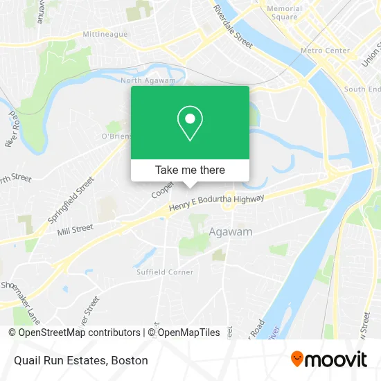Quail Run Estates map