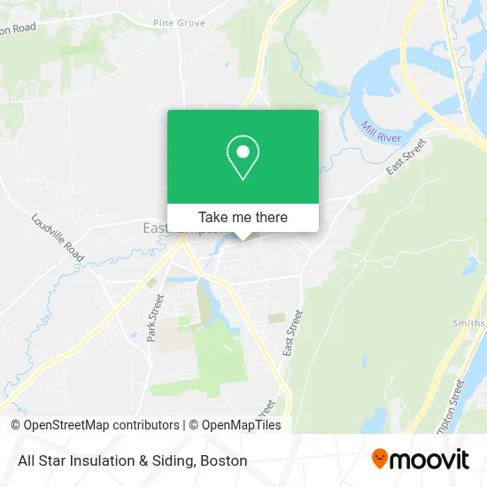 All Star Insulation & Siding map