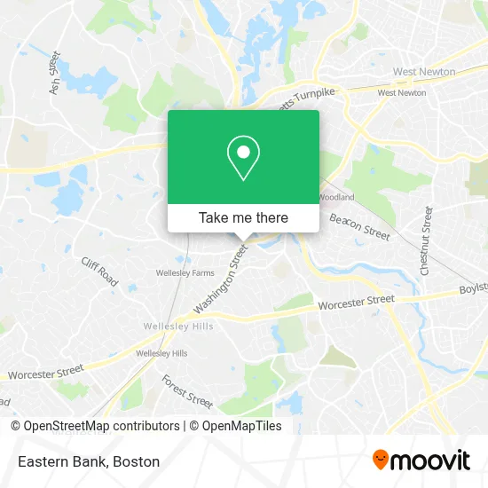 Eastern Bank map