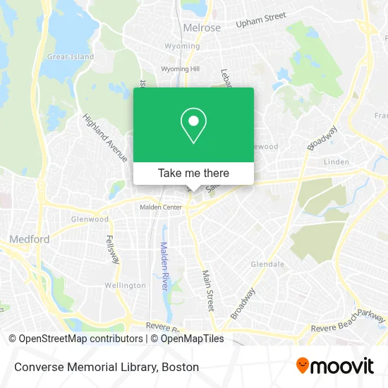 Converse Memorial Library map