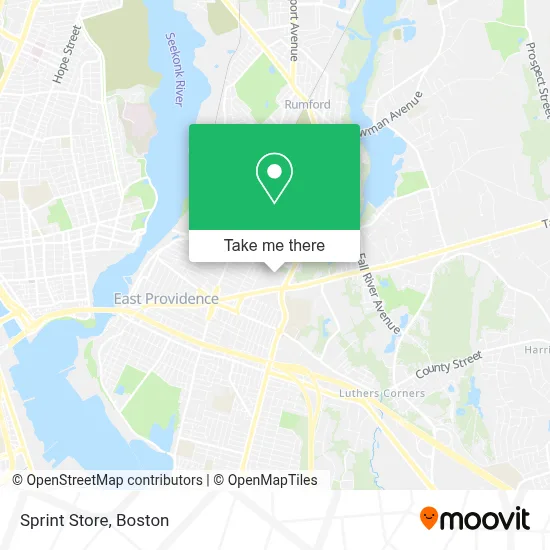 Sprint Store map