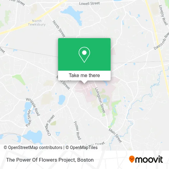 The Power Of Flowers Project map