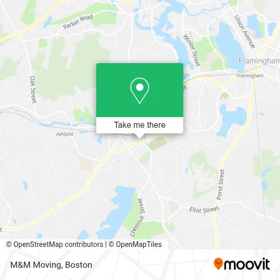 M&M Moving map
