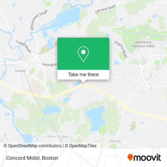 Concord Mobil map