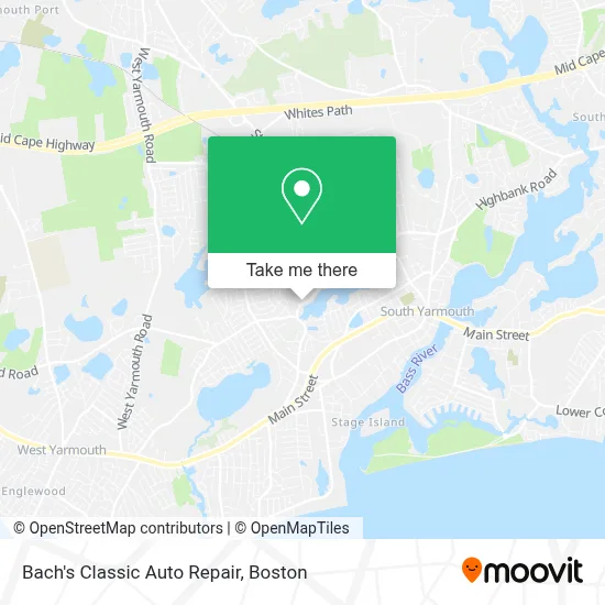 Bach's Classic Auto Repair map