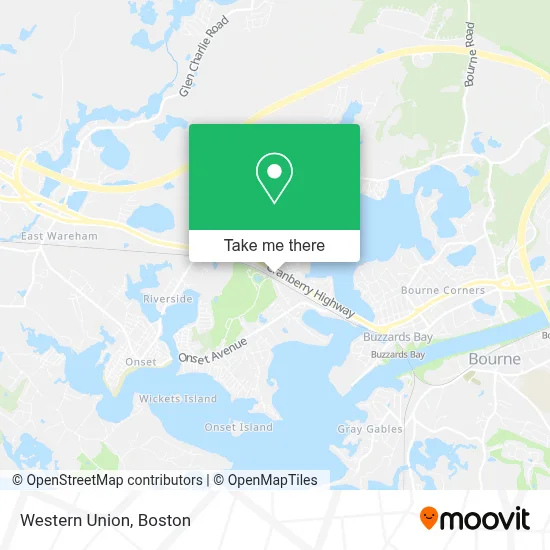 Western Union map