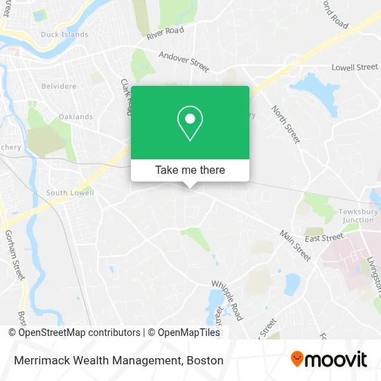Merrimack Wealth Management map