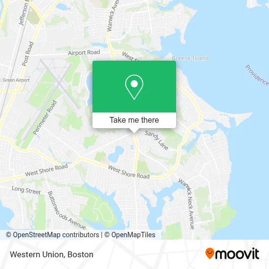 Western Union map