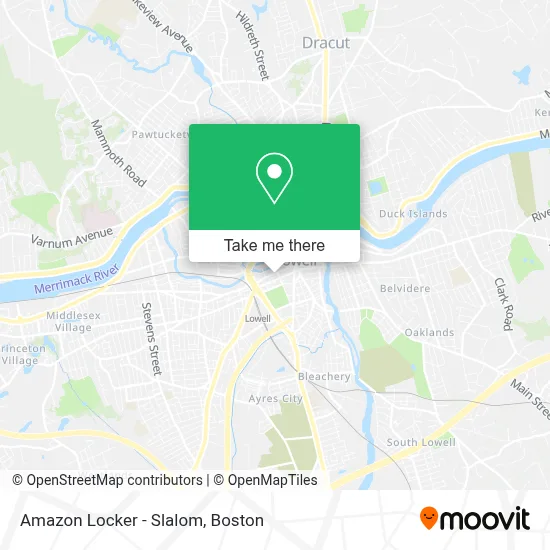 Amazon Locker - Slalom map